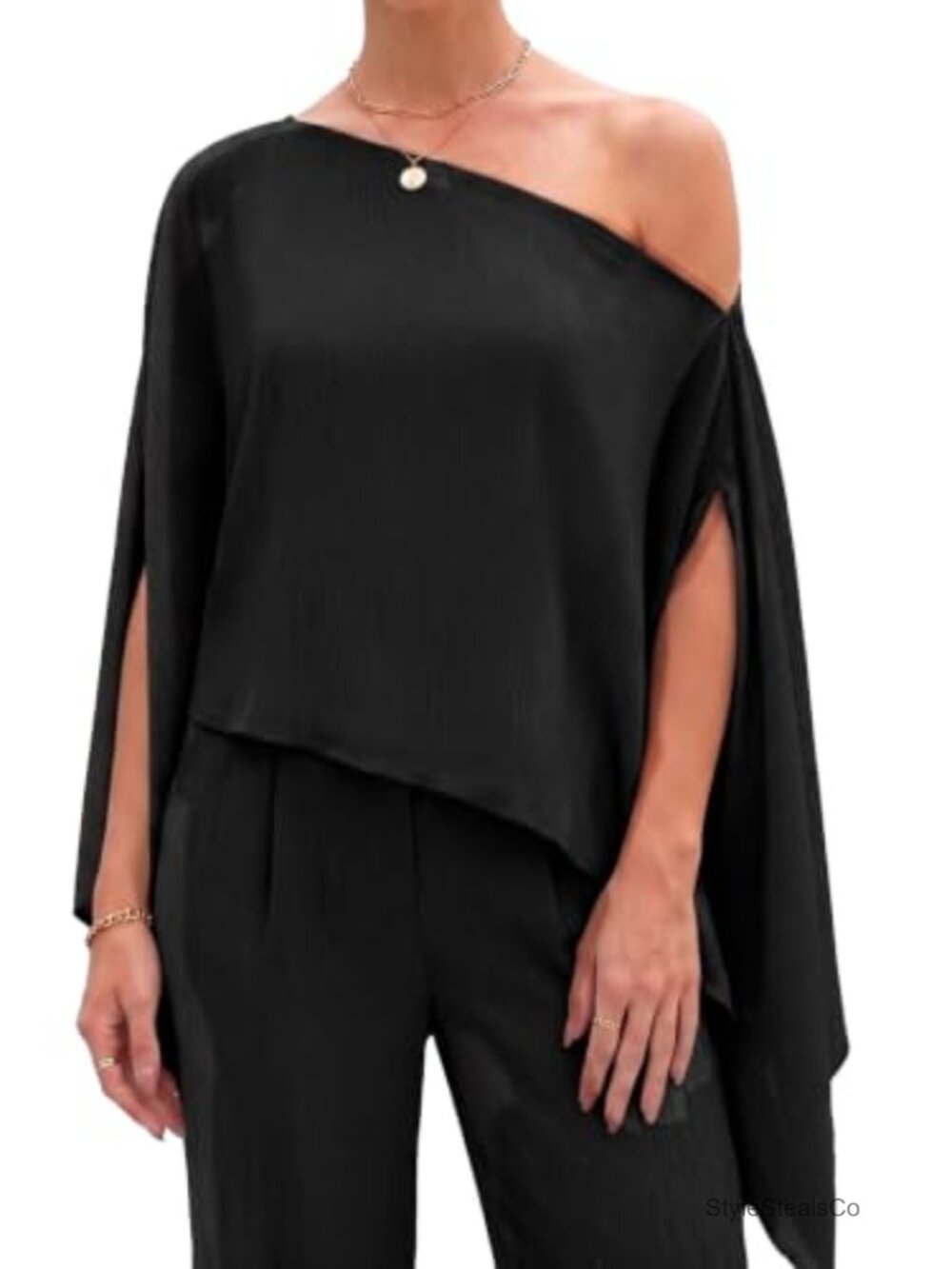 Women's Multiway Off Shoulder Asymmetrical Poncho Shawl Cover Up